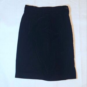 Jessica McClintock Black Velvet Skirt Size 4